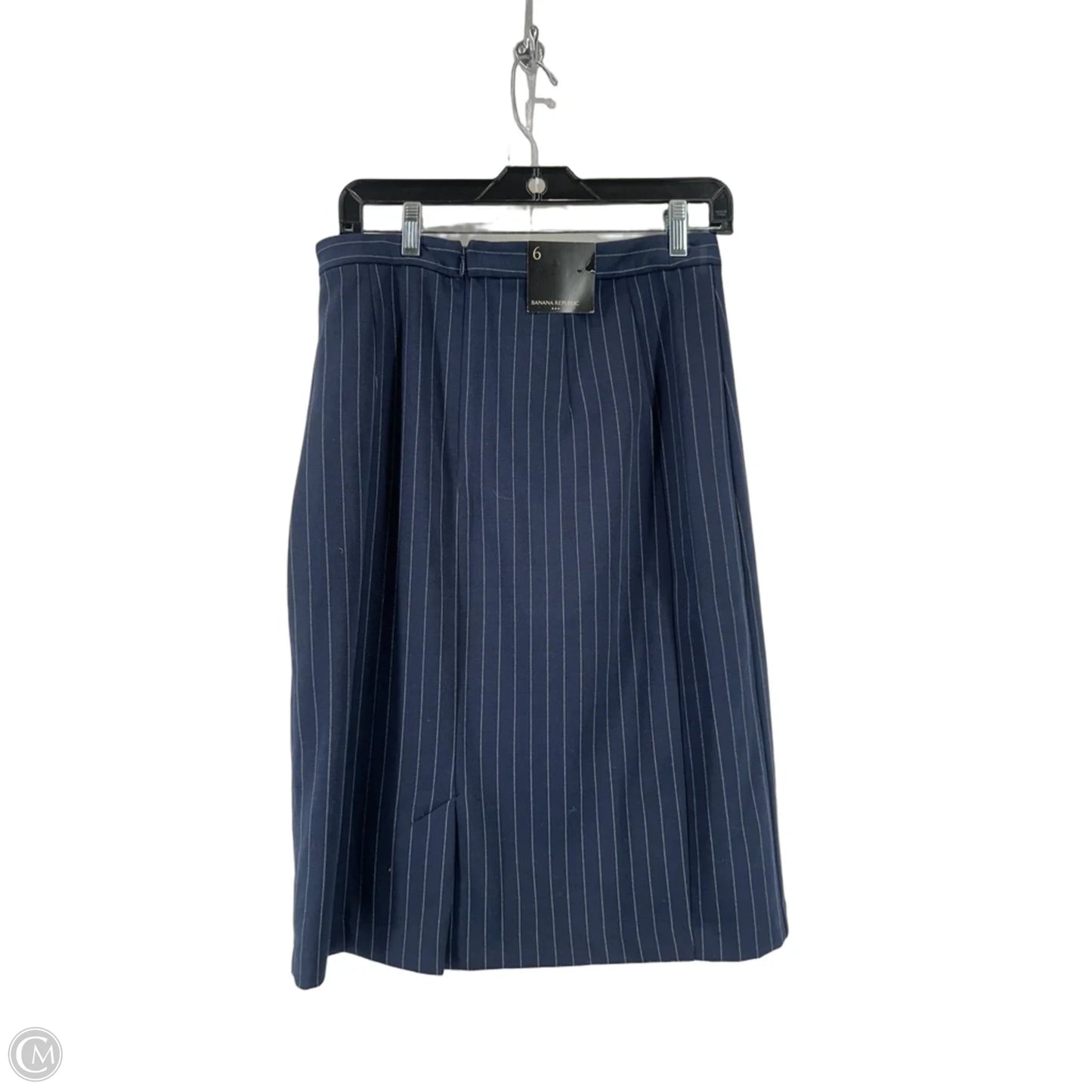 Skirt Midi By Banana Republic In Navy, Size: 6