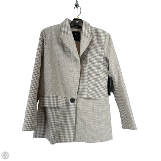 Blazer By Bagatelle In Brown & Cream, Size: S