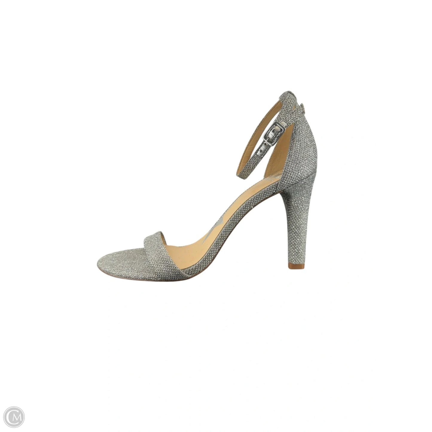 Shoes Heels Stiletto By Gianni Bini In Silver, Size: 8
