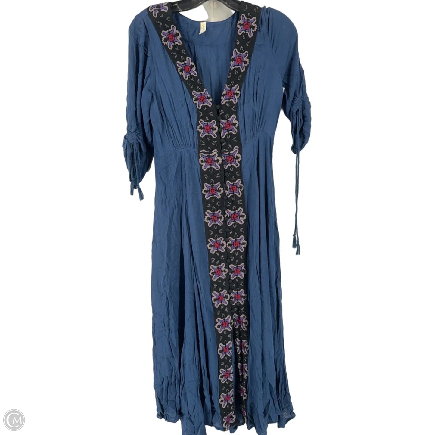 Dress Casual Maxi By Free People In Navy, Size: 4