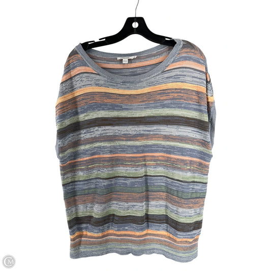 Top Short Sleeve By Chicos In Multi-colored, Size: Xl