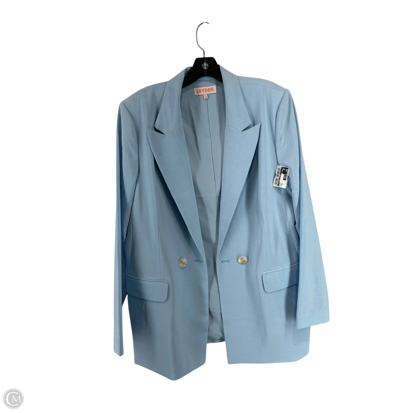 Blazer By Clothes Mentor In Blue, Size: Xl