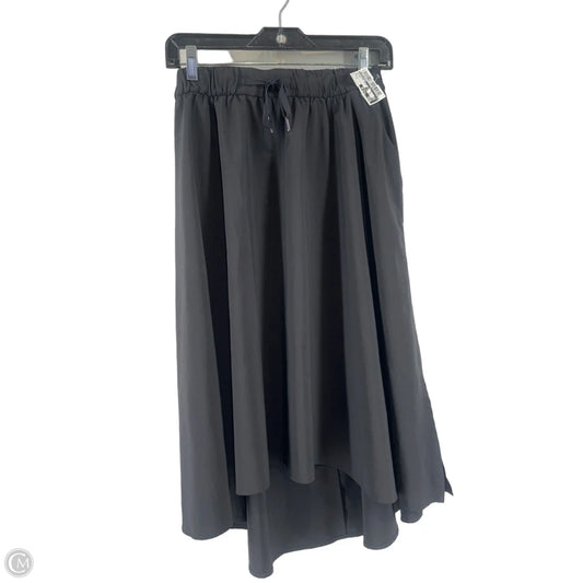 Athletic Skirt By Lululemon In Black, Size: 8