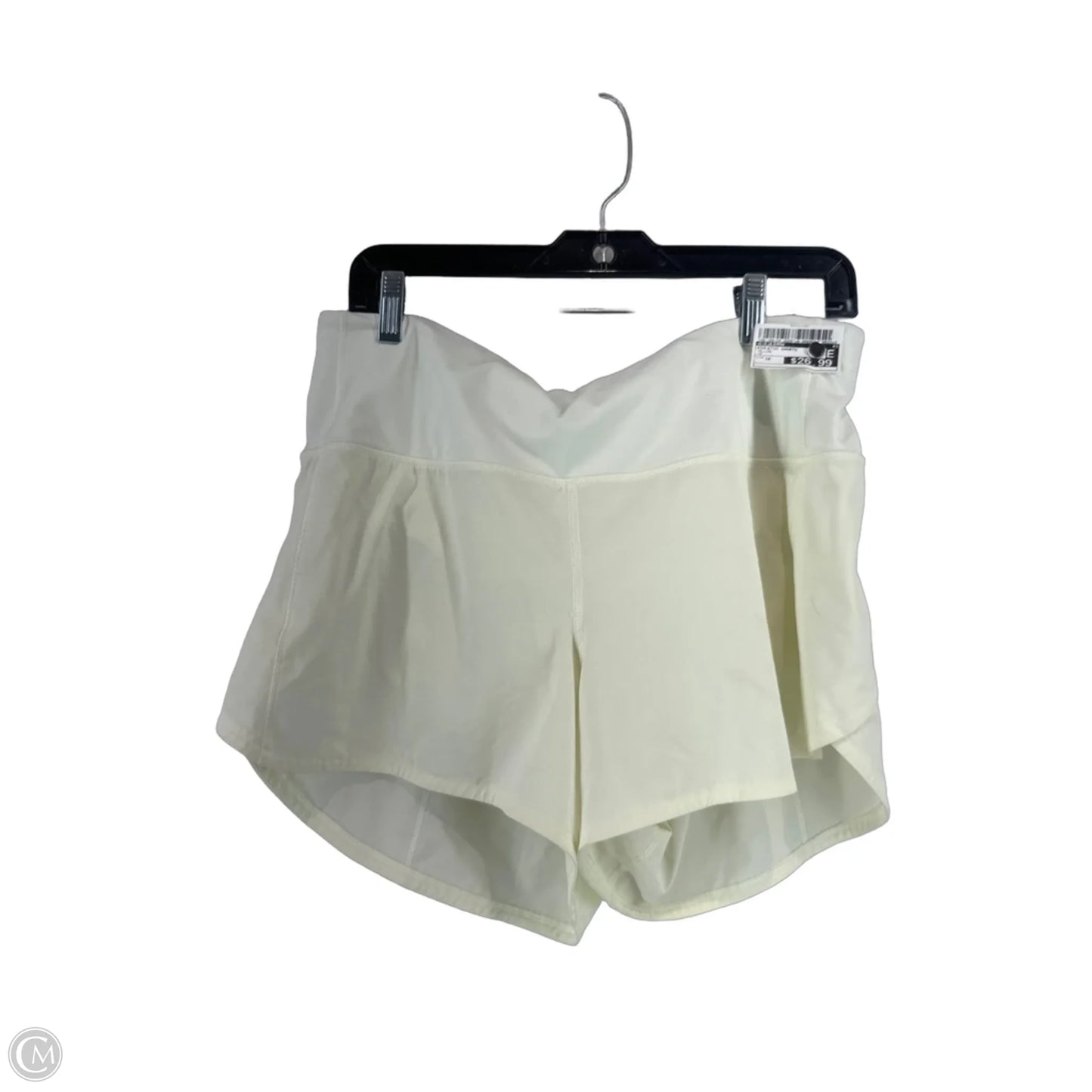 Athletic Shorts By Lululemon In Yellow, Size: 10