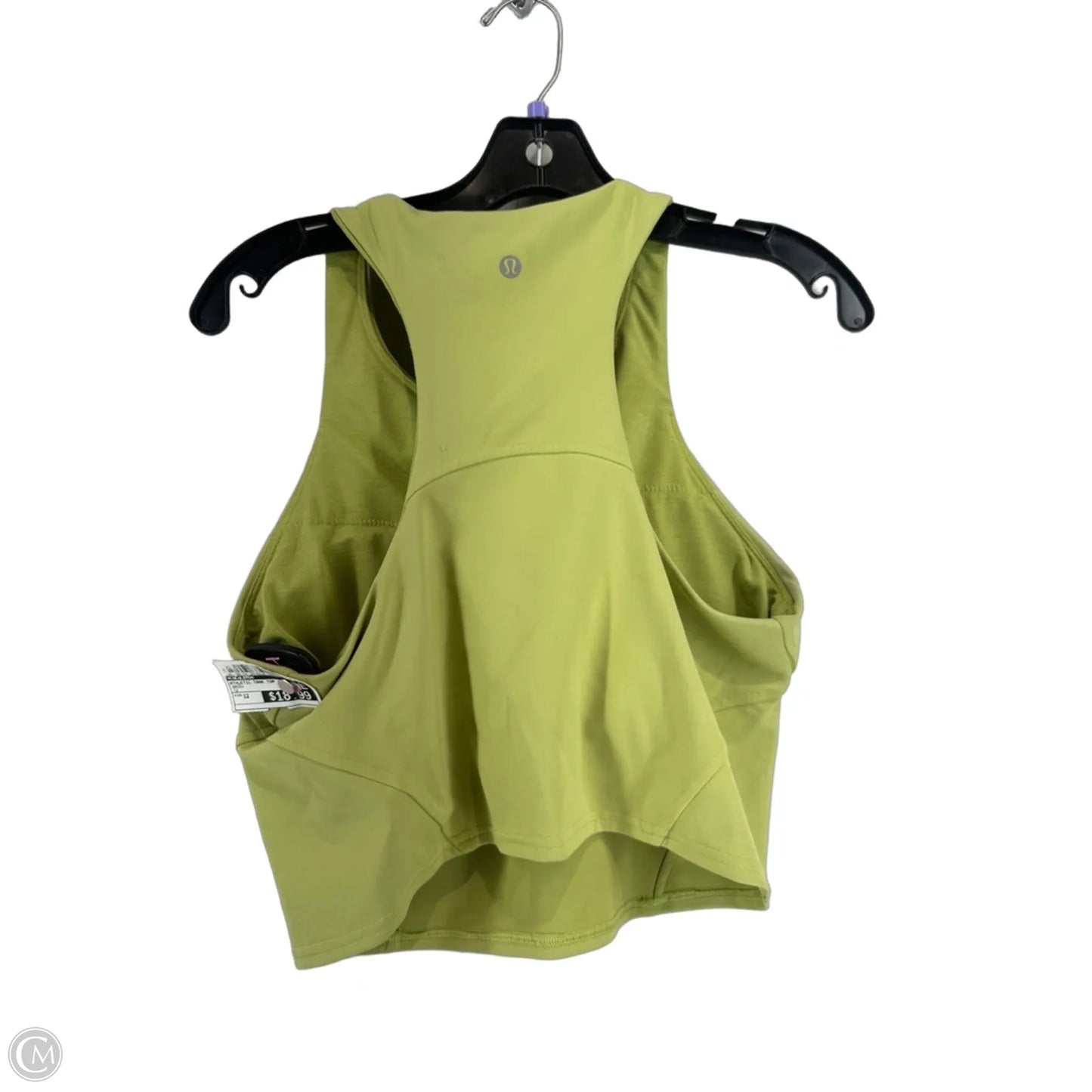 Athletic Tank Top By Lululemon In Green, Size: 12
