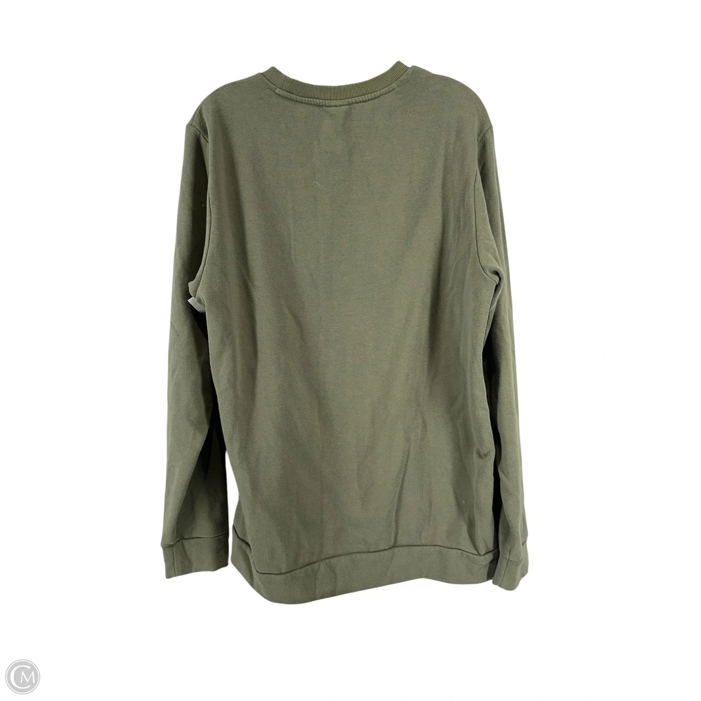 Sweatshirt Crewneck By Adidas In Green, Size: L
