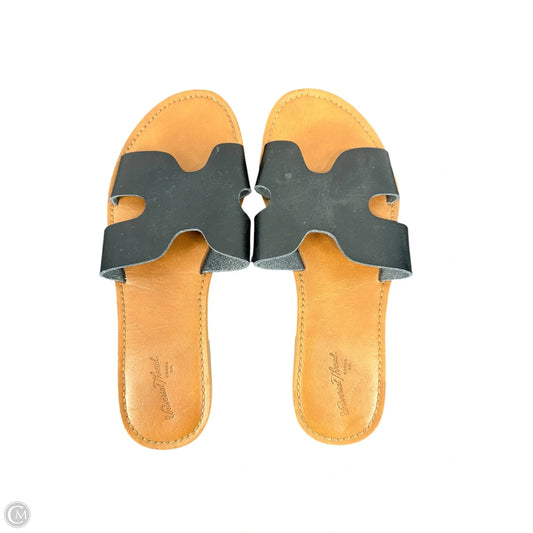 Sandals Flats By Universal Thread In Black, Size: 7