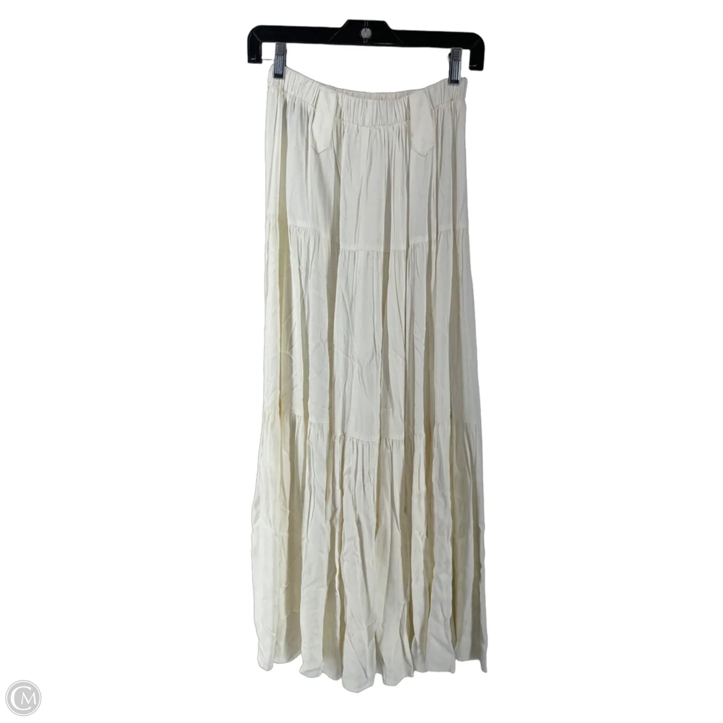 Skirt Maxi By Clothes Mentor In White, Size: L