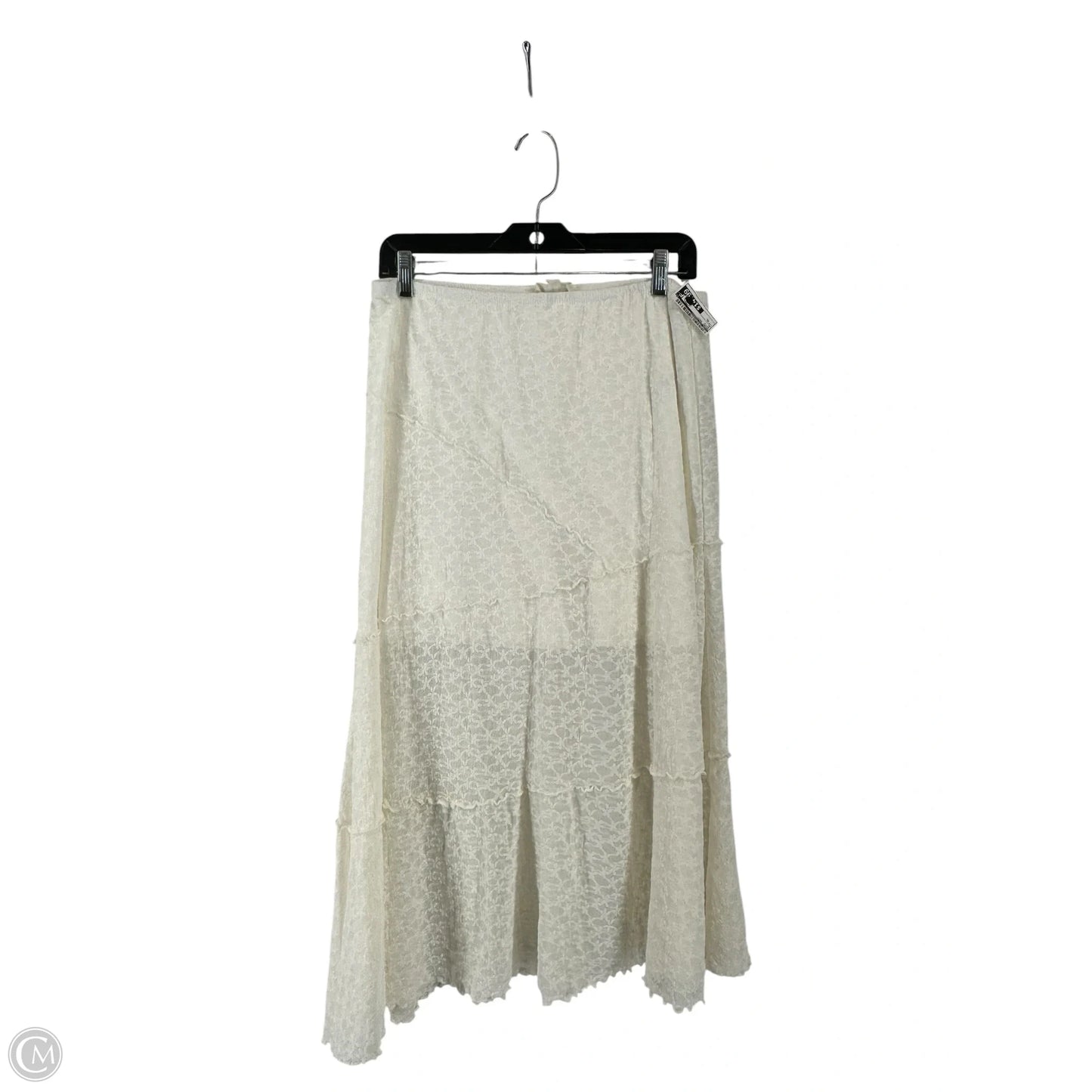 Skirt Maxi By See You Monday In White, Size: Xl