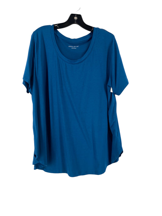 Top Short Sleeve Basic By Ava & Viv  Size: 1x