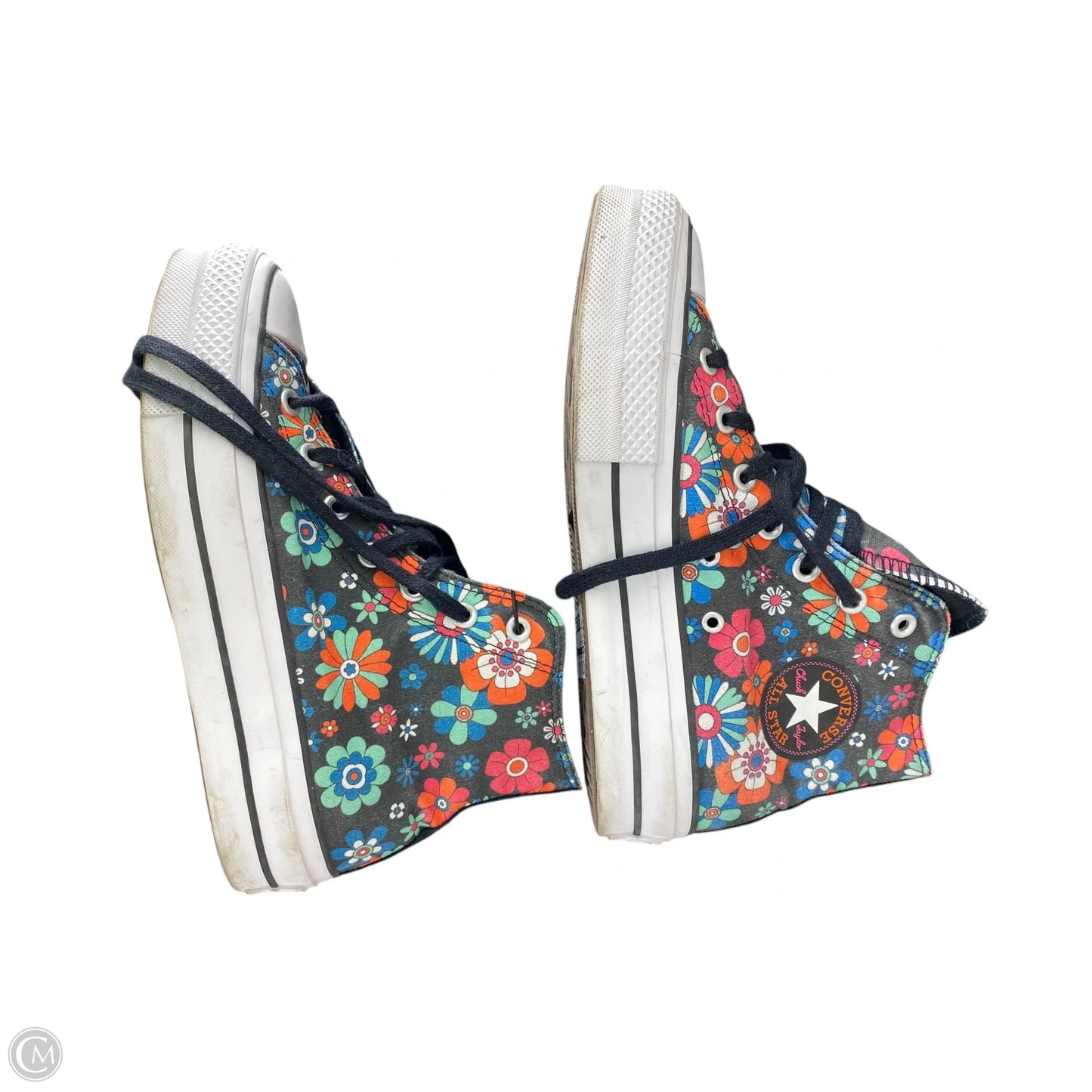 Shoes Sneakers By Converse In Floral Print, Size: 8