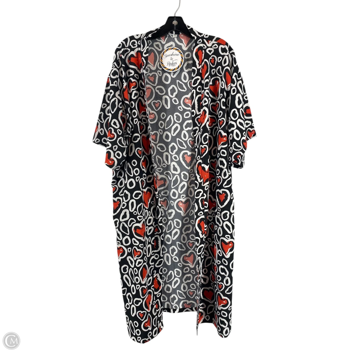 Kimono By Clothes Mentor In Multi-colored, Size: Osfm