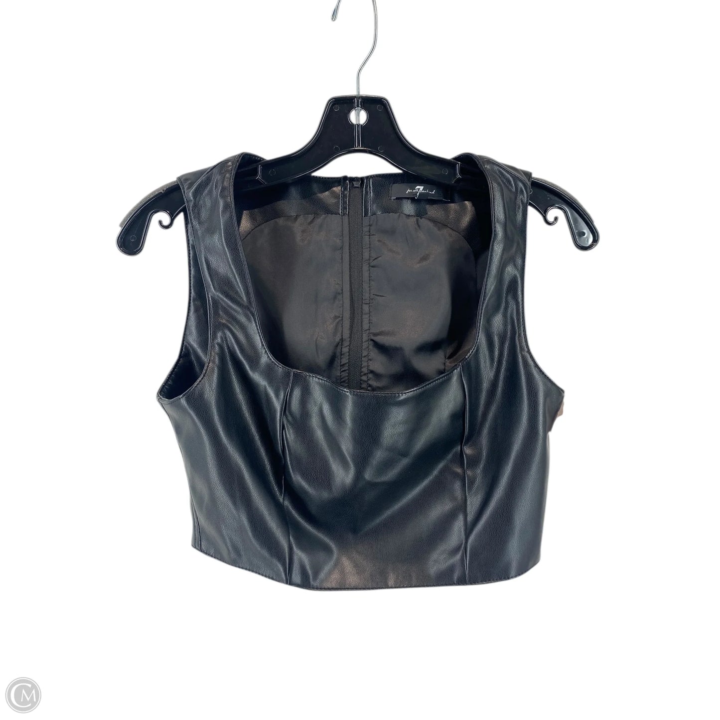 Top Sleeveless By 7 For All Mankind In Black, Size: Xs