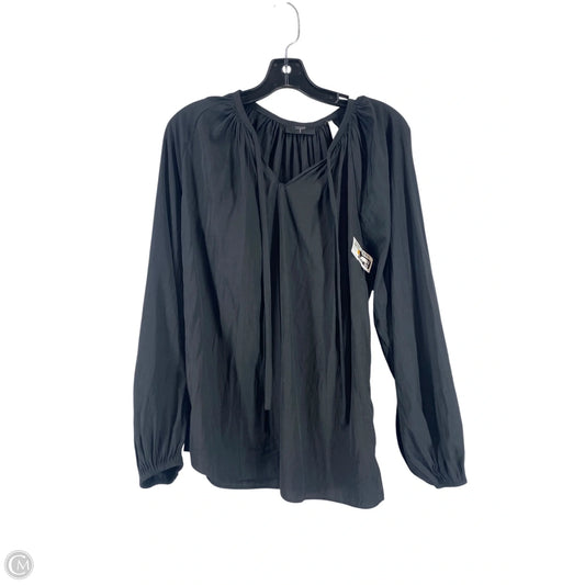 Top Long Sleeve By T Tahari In Black, Size: S