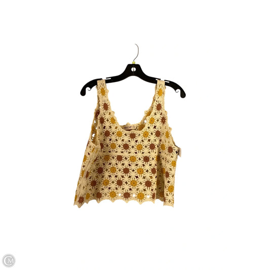 Top Sleeveless By Clothes Mentor In Floral Print, Size: L
