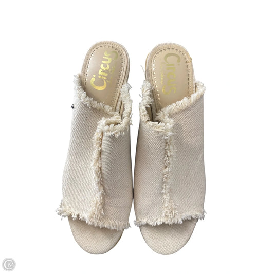 Shoes Heels Wedge By Circus By Sam Edelman In Cream, Size: 9.5