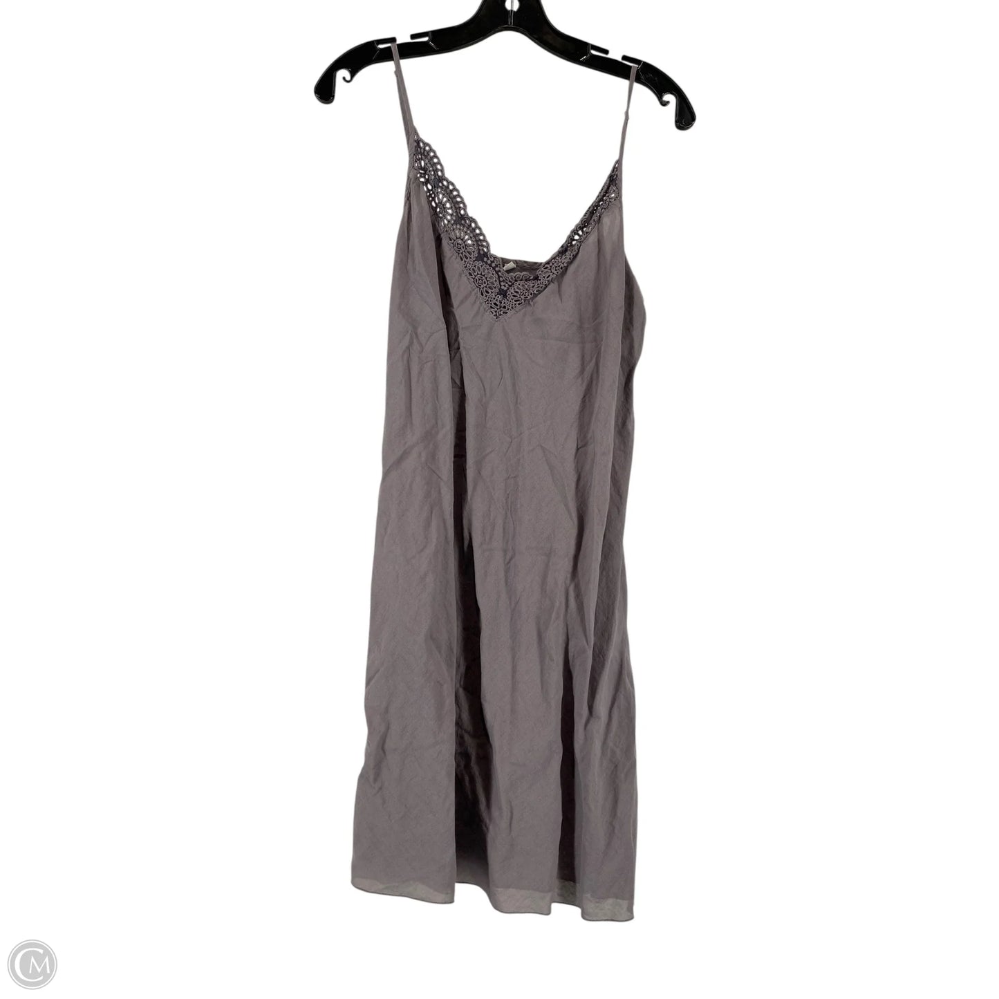 Dress Casual Midi By Johnny Was In Grey, Size: L