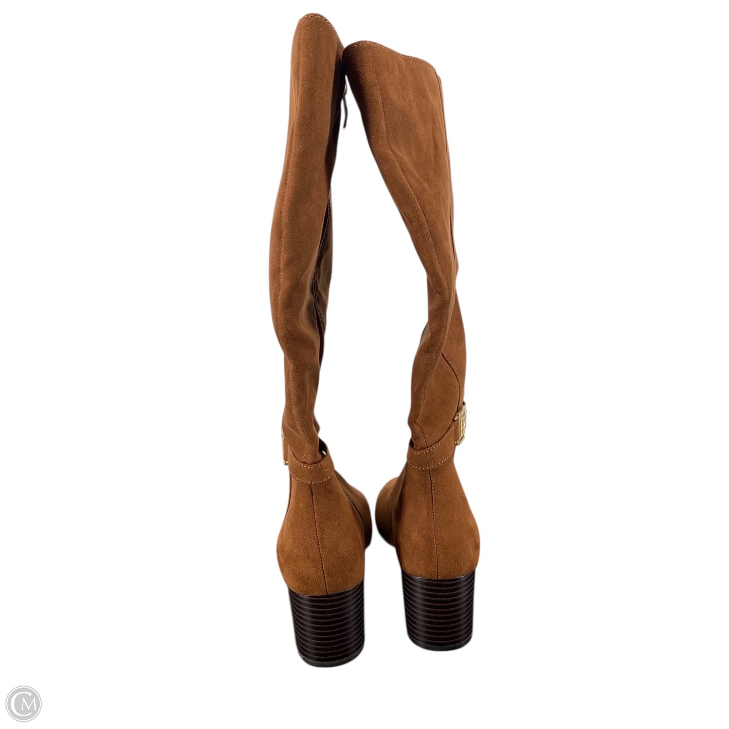 Boots Mid-calf Heels By Liz Claiborne In Brown, Size: 6