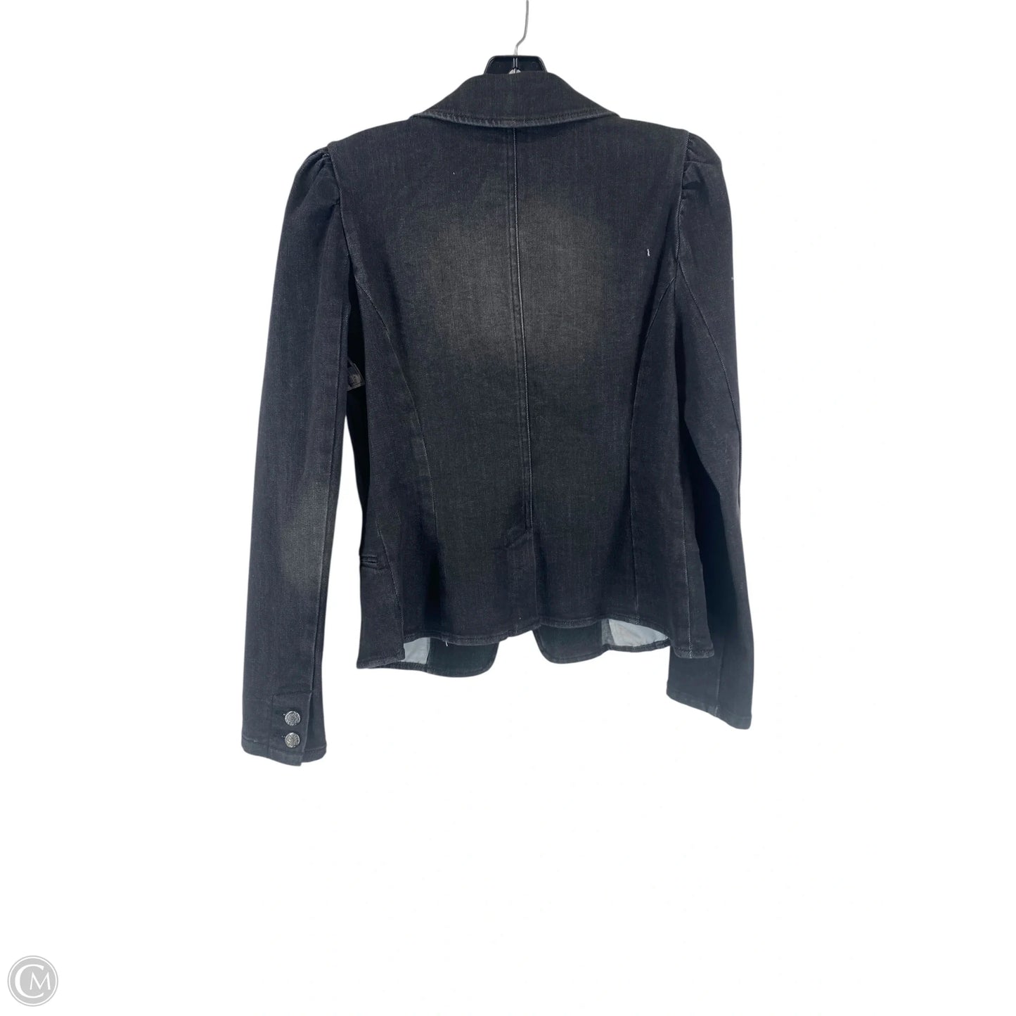 Blazer By International Concepts In Black Denim, Size: M