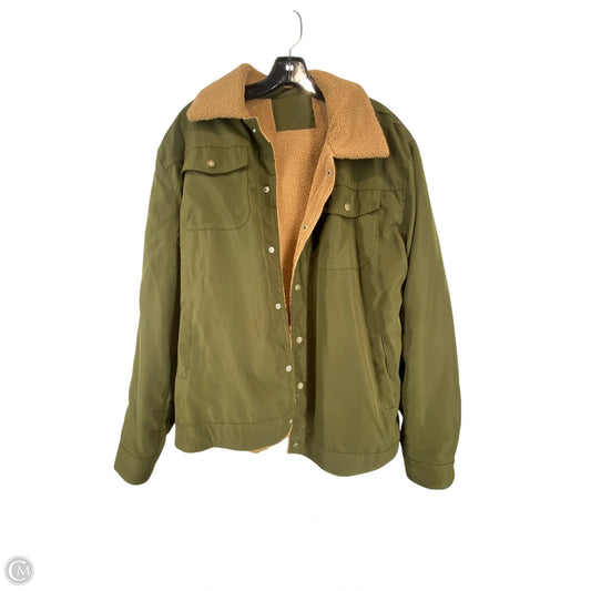 Jacket Puffer & Quilted By Clothes Mentor In Green, Size: M