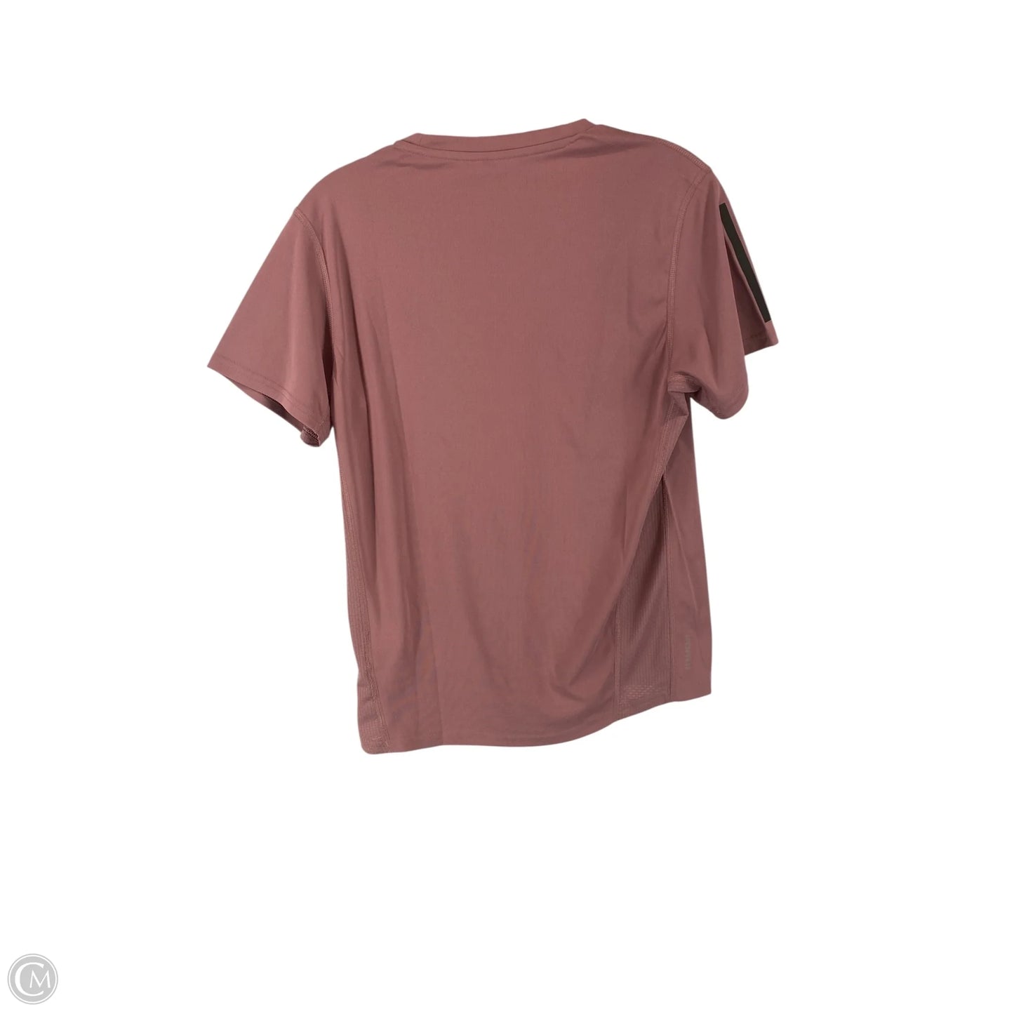 Athletic Top Short Sleeve By Adidas In Pink, Size: S