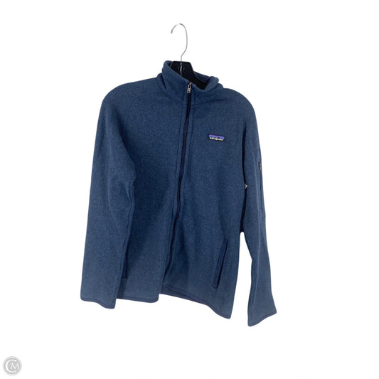 Jacket Fleece By Patagonia In Navy, Size: M