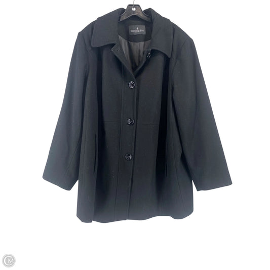 Coat Peacoat By London Fog In Black, Size: 2x