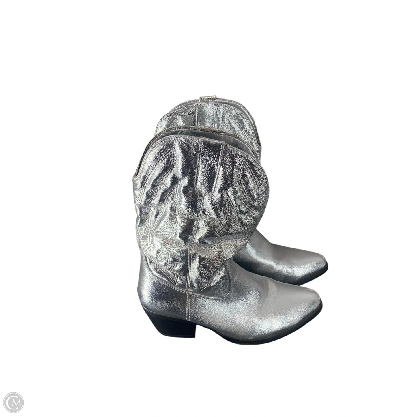 Boots Western By Union Bay In Silver, Size: 8.5