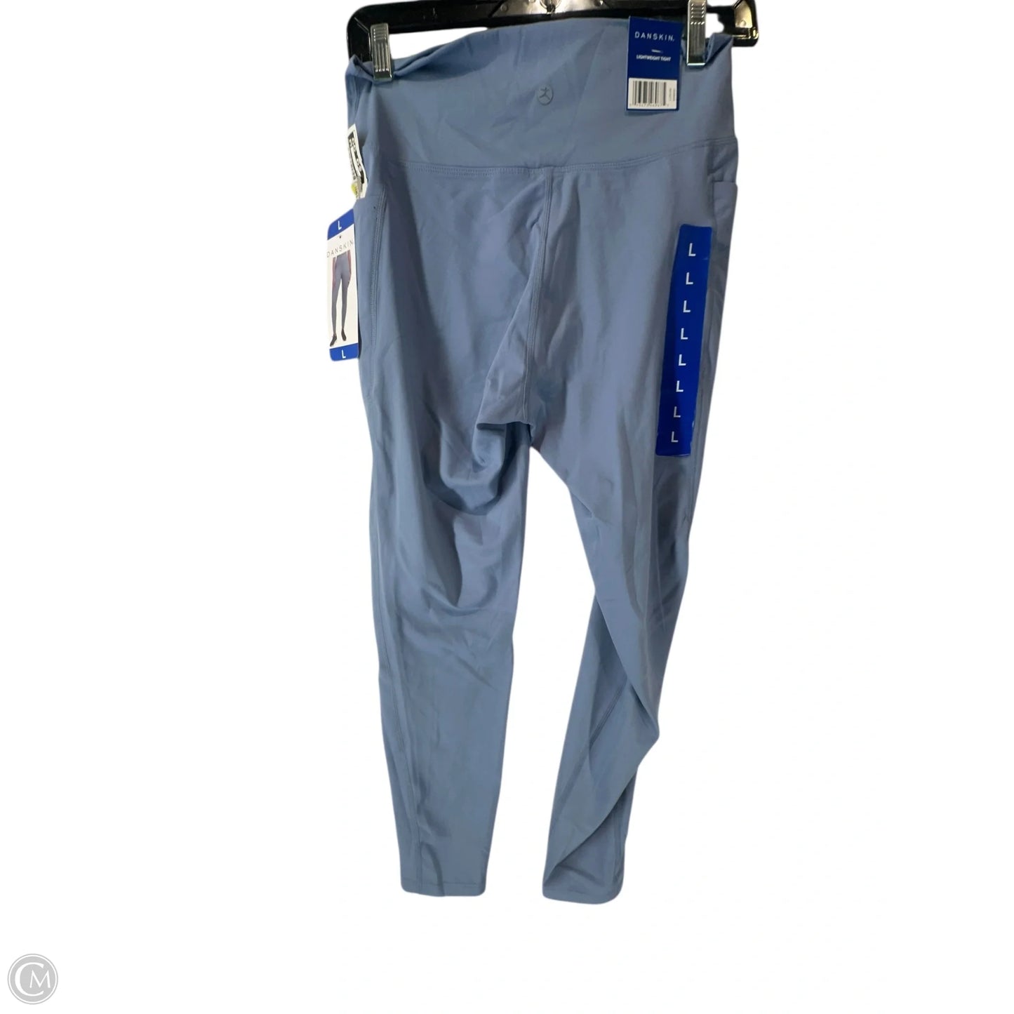 Athletic Leggings By Dannyandnicole In Blue, Size: L