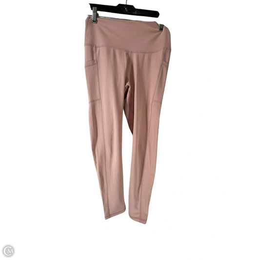 Athletic Leggings By Colorfulkoala In Pink, Size: M