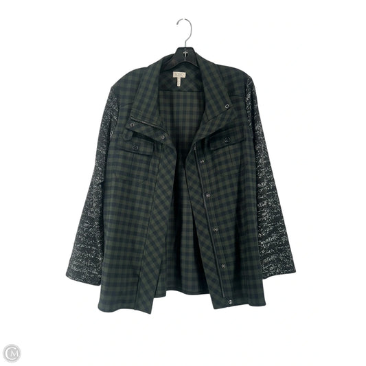 Jacket Other By Logo In Black & Green, Size: M