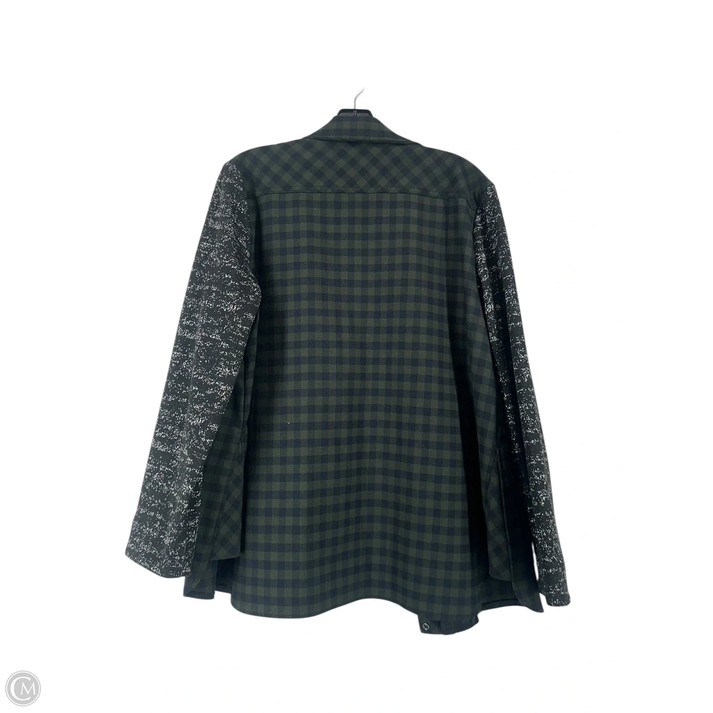 Jacket Other By Logo In Black & Green, Size: M