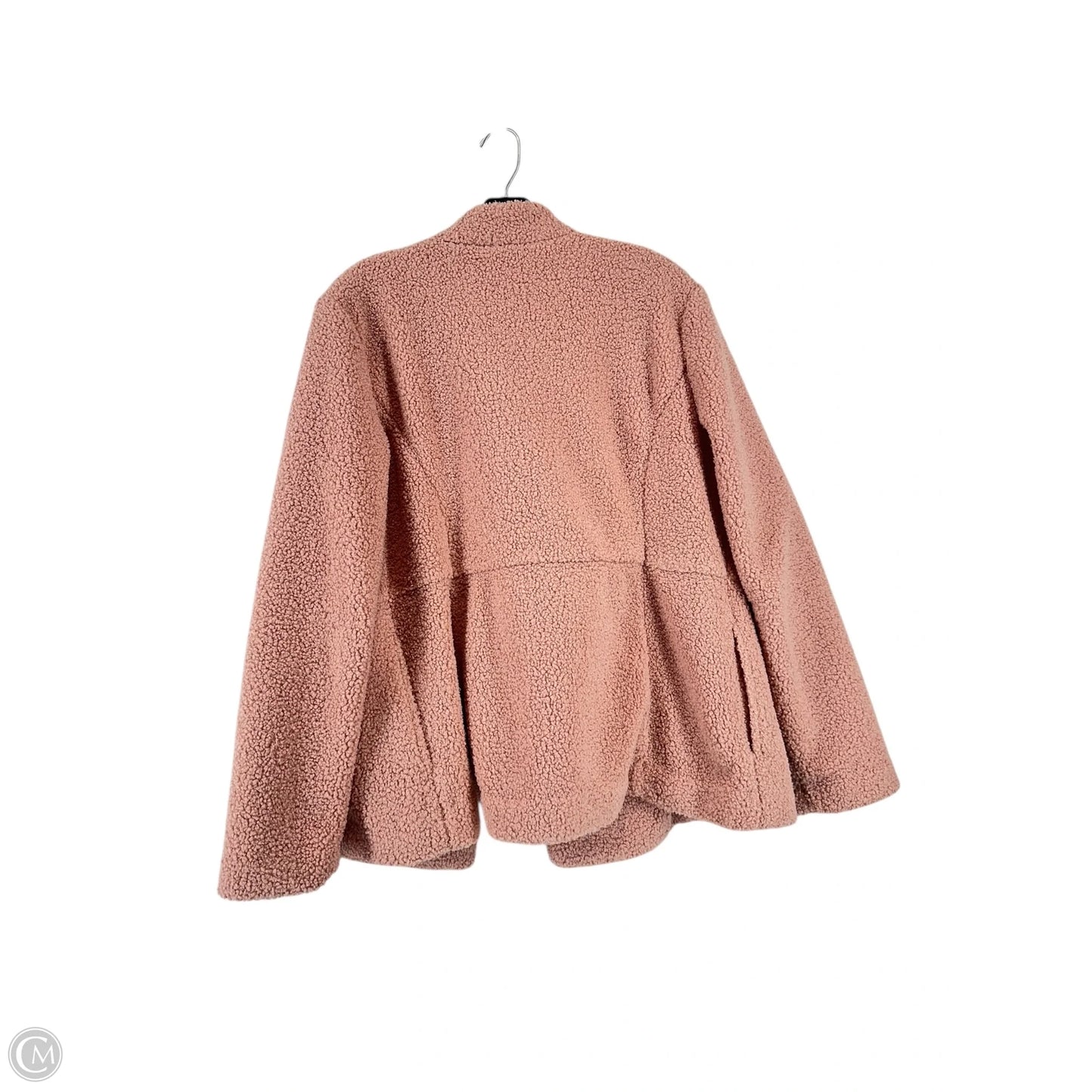 Jacket Faux Fur & Sherpa By Clothes Mentor In Pink, Size: M