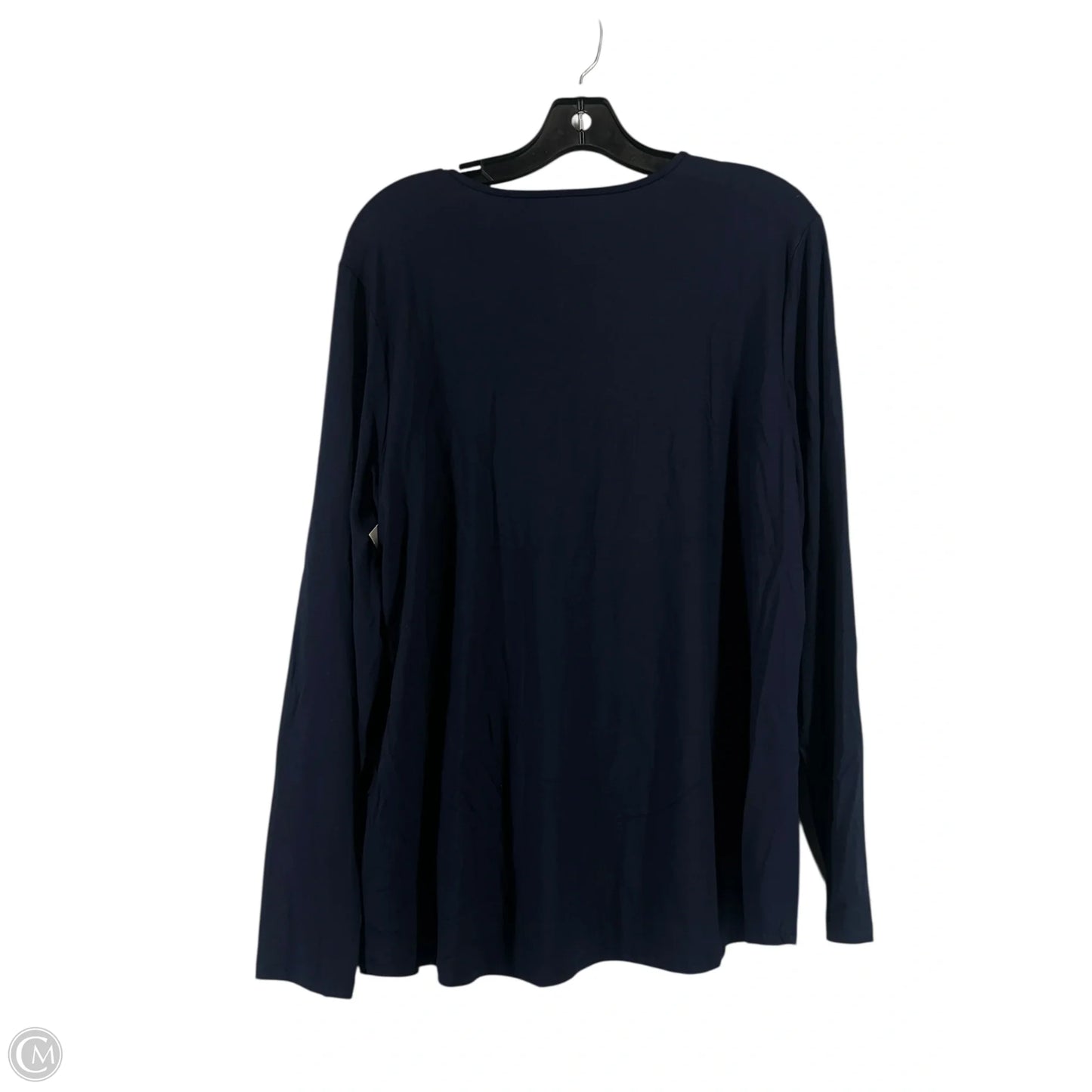 Top Long Sleeve By Chicos In Navy