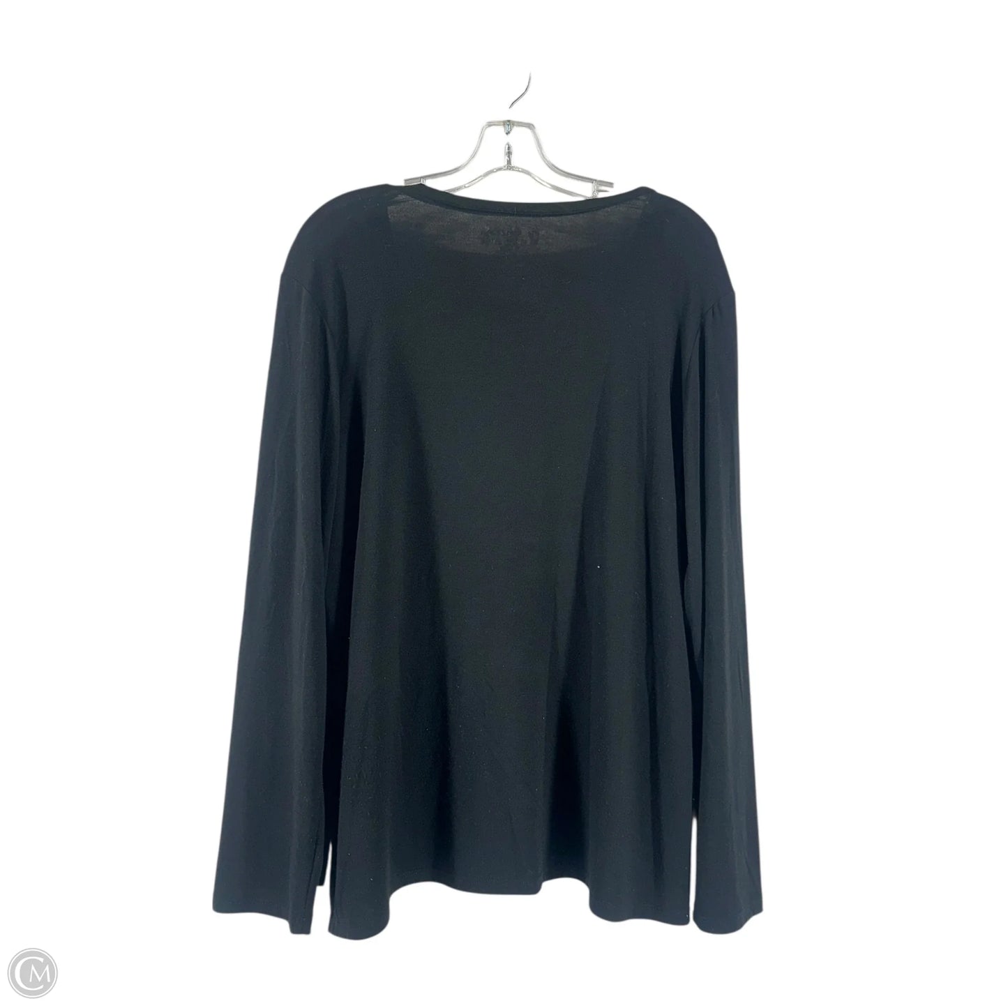 Top Long Sleeve By Chicos In Black
