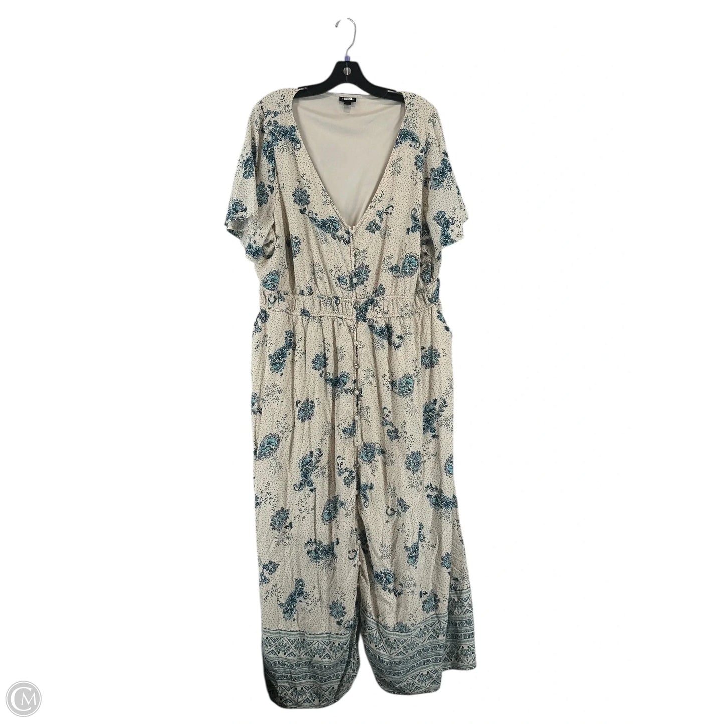 Dress Casual Maxi By Torrid In Cream, Size: 3x