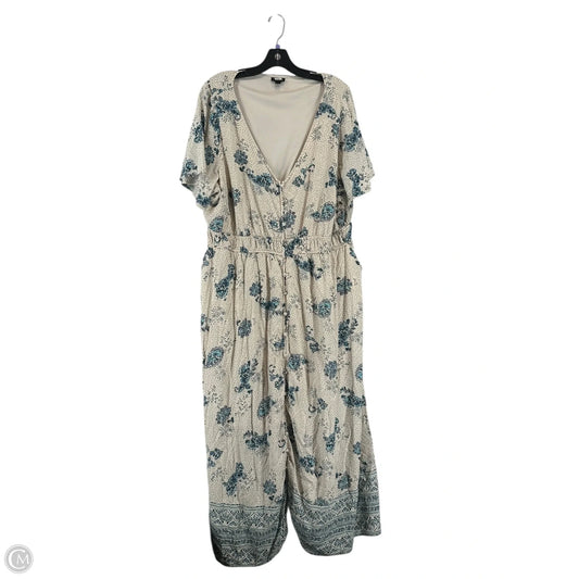 Dress Casual Maxi By Torrid In Cream, Size: 3x