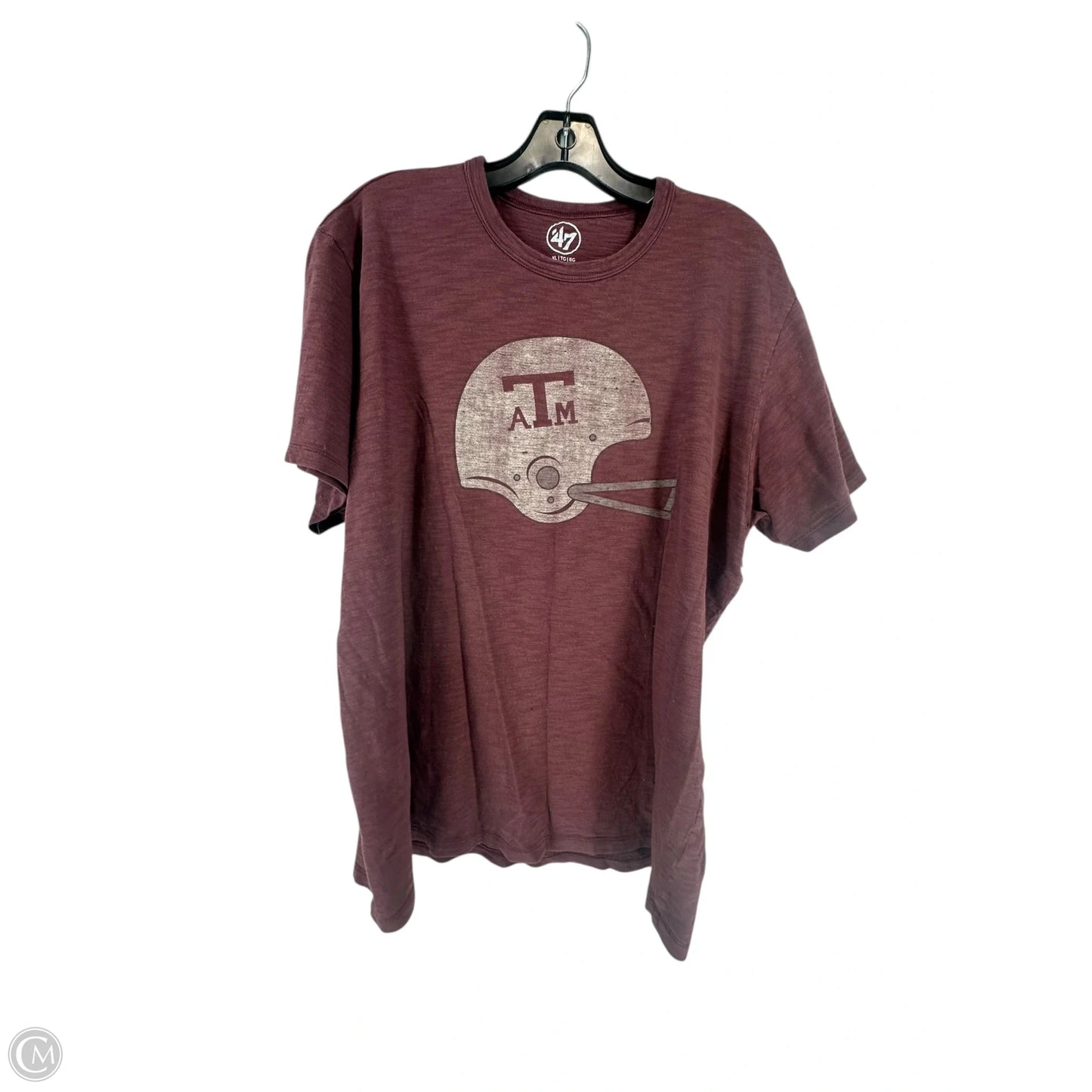 Top Short Sleeve Basic By Clothes Mentor In Maroon, Size: Xl