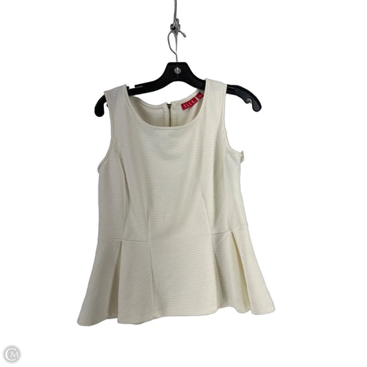 Top Sleeveless By Elle In White, Size: S