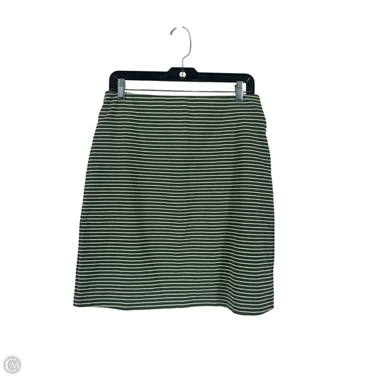 Skirt Mini & Short By Old Navy In Green & White, Size: S