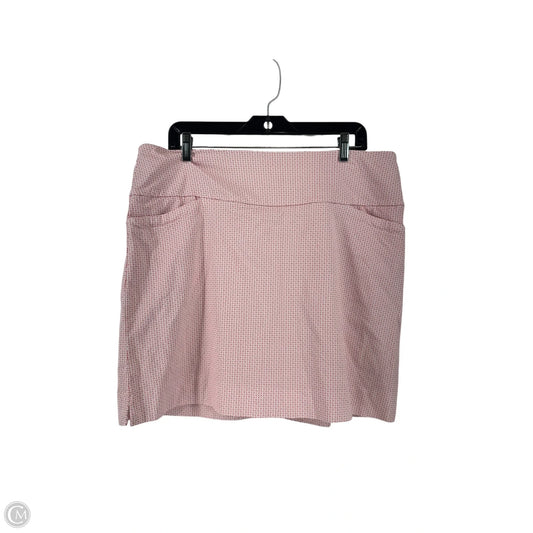 Skort By Sc & Co In Red & White, Size: Xl