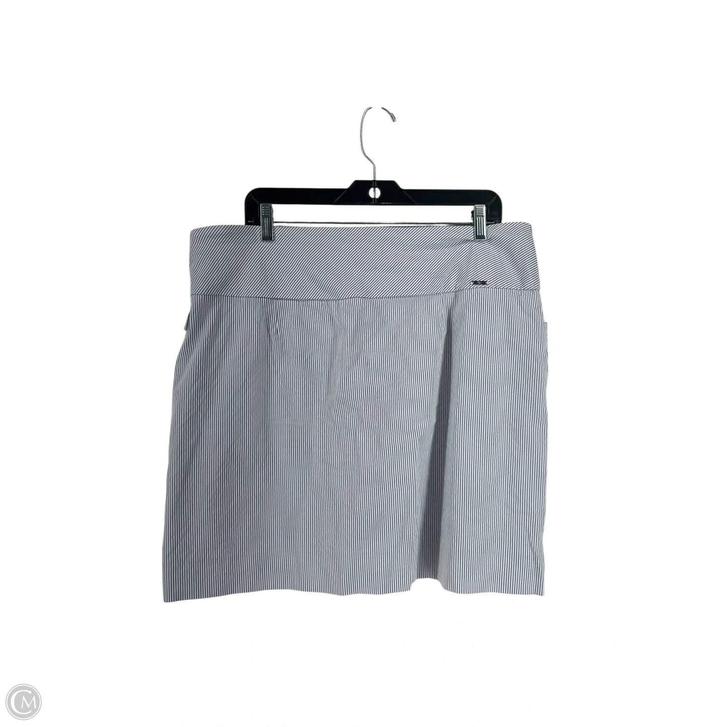 Skort By Sc & Co In Blue & White, Size: Xl