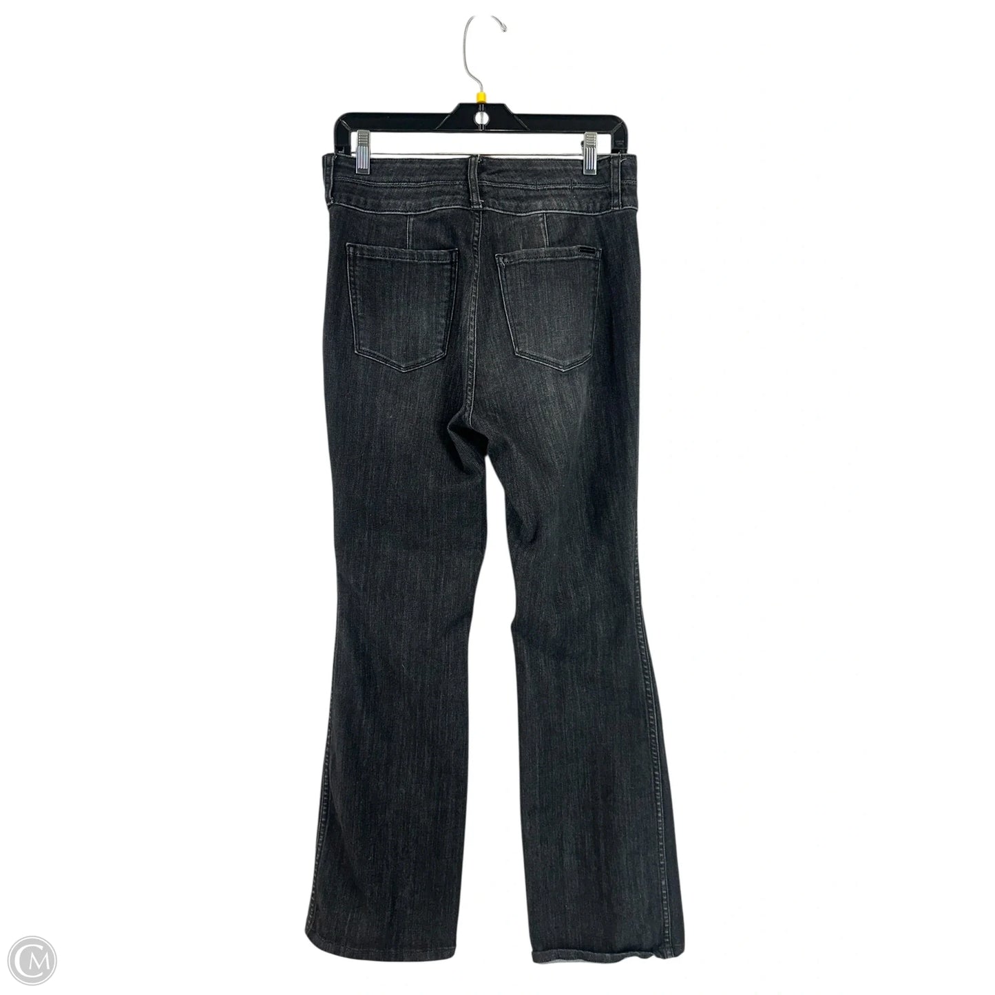 Jeans Flared By White House Black Market In Black Denim, Size: 6