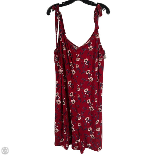 Romper By Cato In Red, Size: 2x