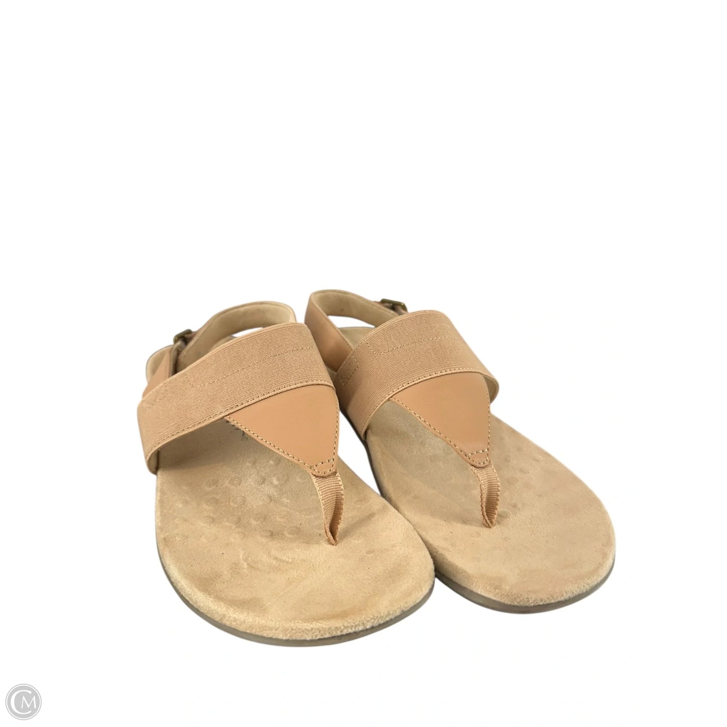 Sandals Flats By Vionic In Tan, Size: 8.5