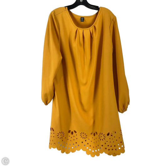 Dress Casual Short By Shein In Yellow, Size: 2x