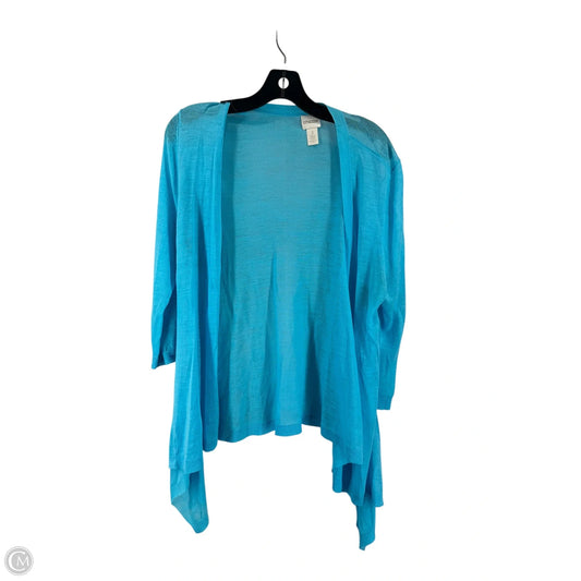 Cardigan By Chicos In Blue, Size: Xl
