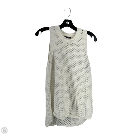 Top Sleeveless By Banana Republic In White, Size: S