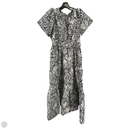 Dress Party Long By Anthropologie In Black & White, Size: Mp