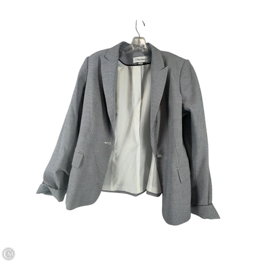 Blazer By Calvin Klein In Black & White, Size: 10